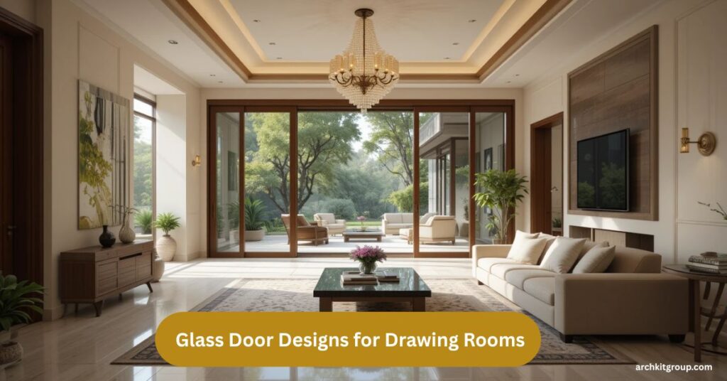 Glass Door Designs for Drawing Rooms