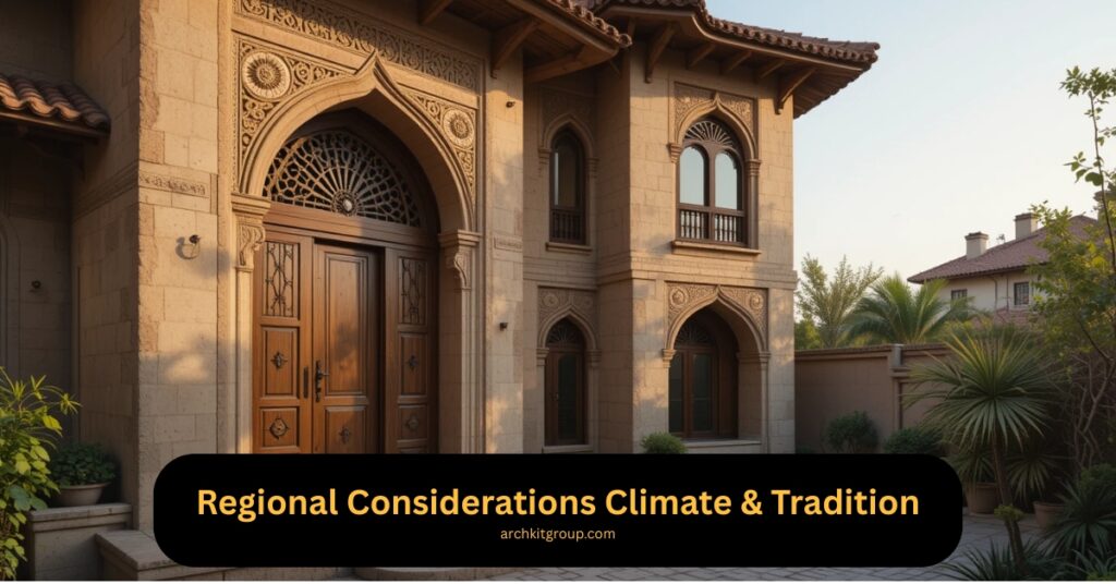 Regional Considerations Climate & Tradition by archkitgroup.com