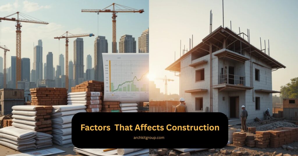what affects Construction cost per square feet by archkitgroup.com